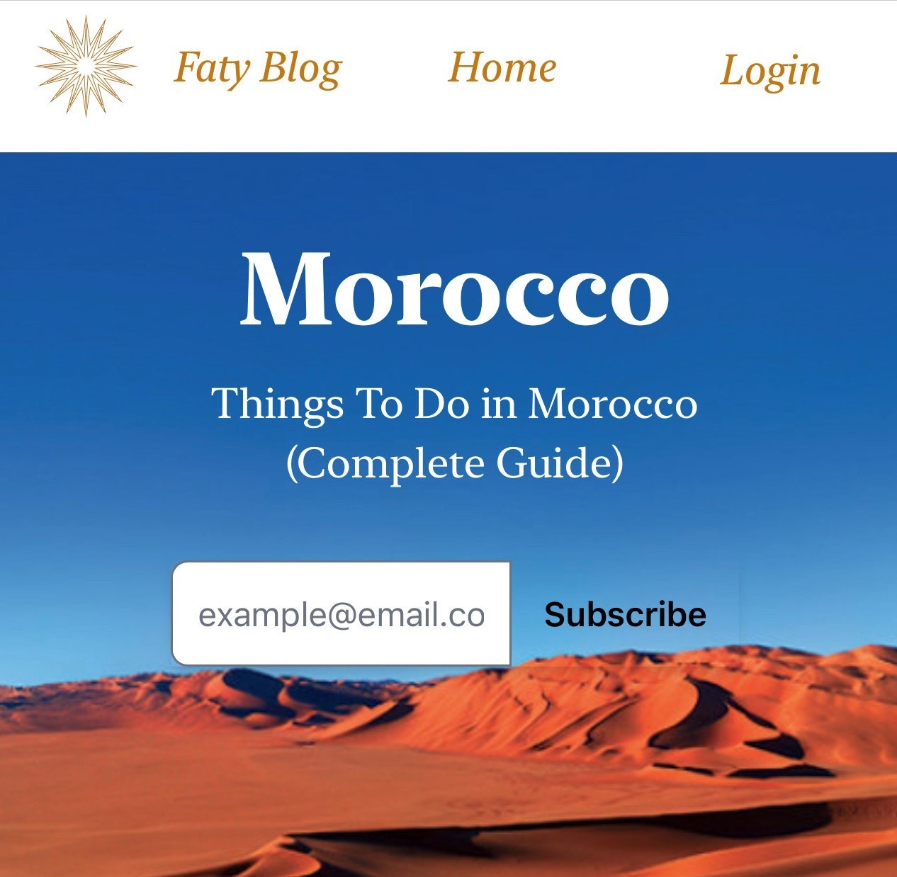 Travel Blog